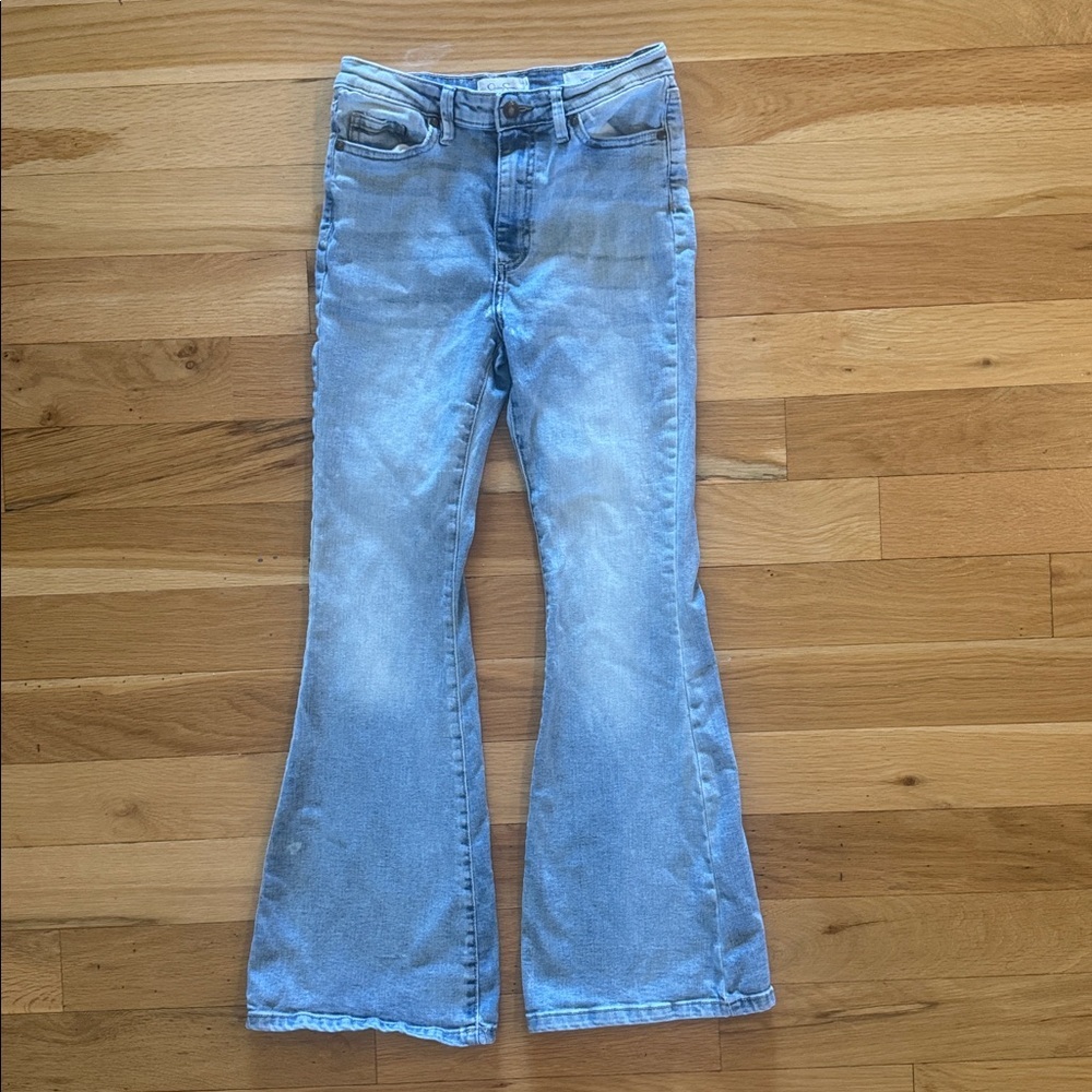 Jessica Simpson Sydney Flare Distressed Jeans Girls 16